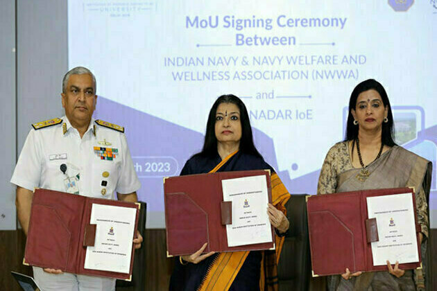 Shiv Nadar Institution of Eminence and Indian Navy Sign MoU to support education of Navy Personnel's children