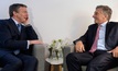  Pan American Silver chairman Ross Beaty meets President Macri at Davos