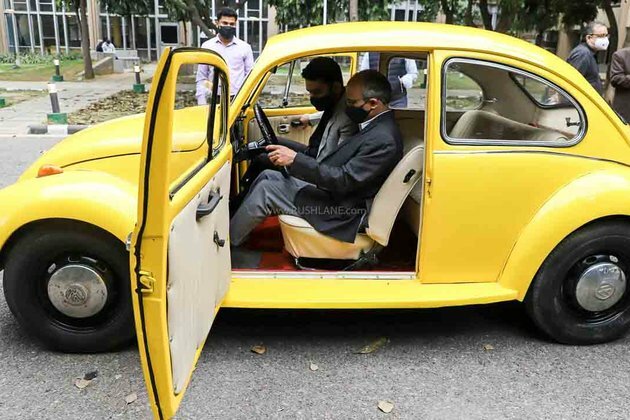 Old Volkswagen Beetle Modified Into An Electric Vehicle By IIT Delhi