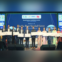 India Post Special Cover released commemorating Coal India's Golden Jubilee and SECL's Ruby Jubilee