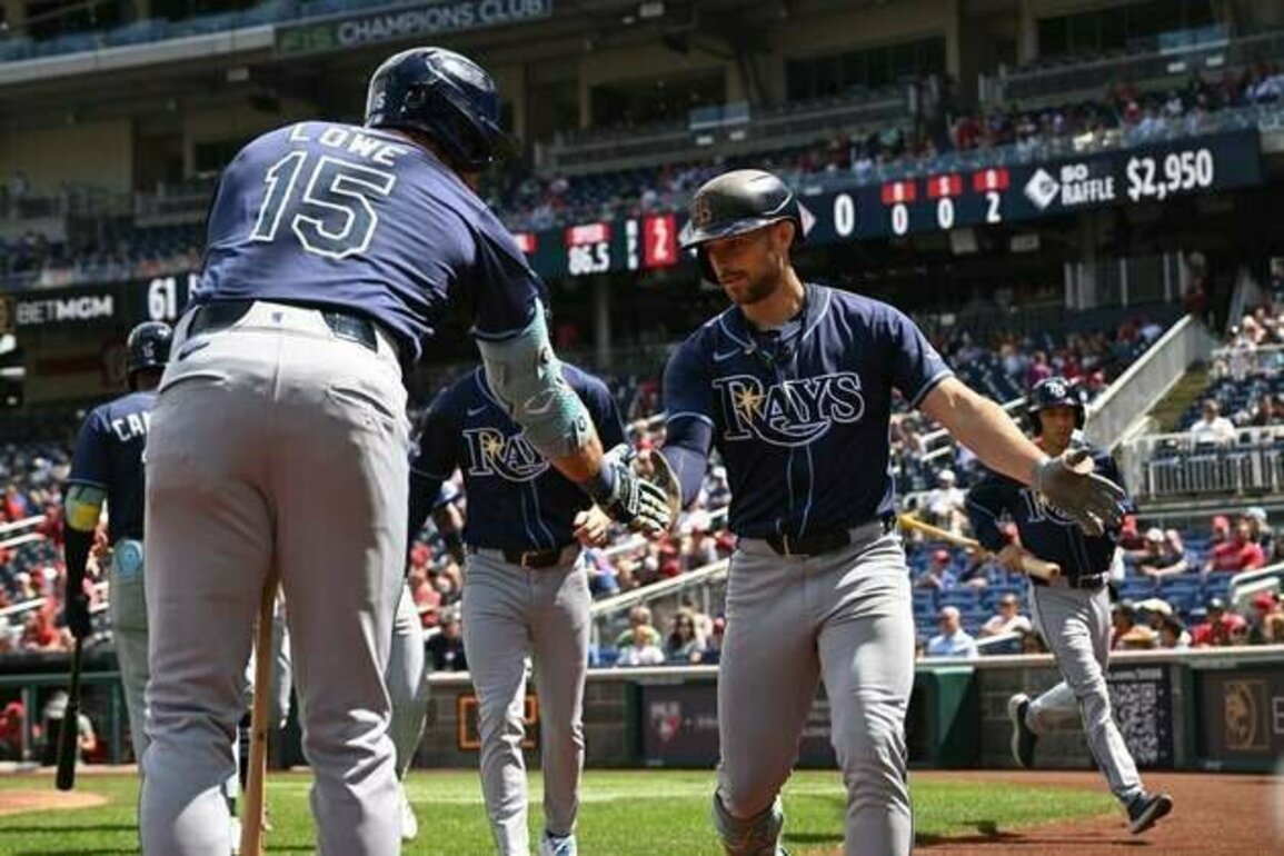 Fast start helps Rays complete sweep of Nationals