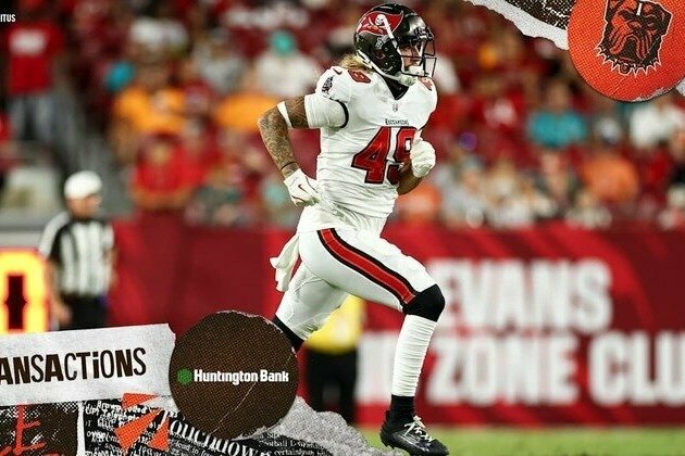 Browns sign TE Sal Cannella