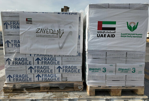 Emergency aid shipment launched for Gaza as part of UAE's 'Operation Chivalrous Knight 3'