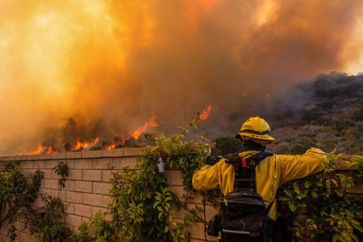 Over 17,000 ordered to evacuate due to Southern California wildfire