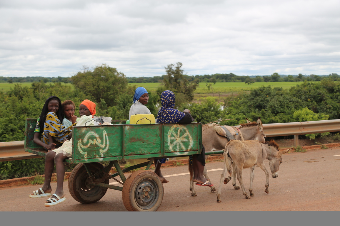 COTE D'IVOIRE-NORTHERN PART-CHINESE-BUILT ROAD-PROSPERITY