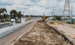  Work on the approach road to the West Gate Tunnel