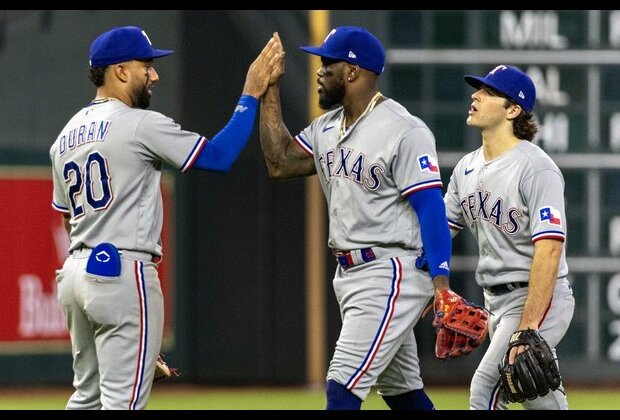 Adolis Garcia, Marcus Semien spark Rangers' rout of Astros