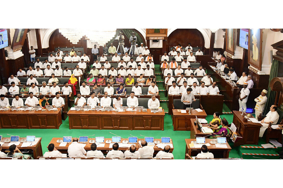 TVK-DMK clash in Tamil Nadu assembly over scrapping of Parandur Airport Project