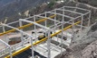  The partly-constructed mill at Telson Mining’s Tahuehueto gold project in Mexico