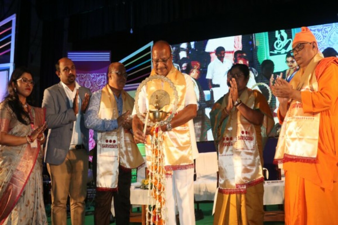 Tripura Governor attends oath-taking ceremony of Sarvodaya Institute of Nursing