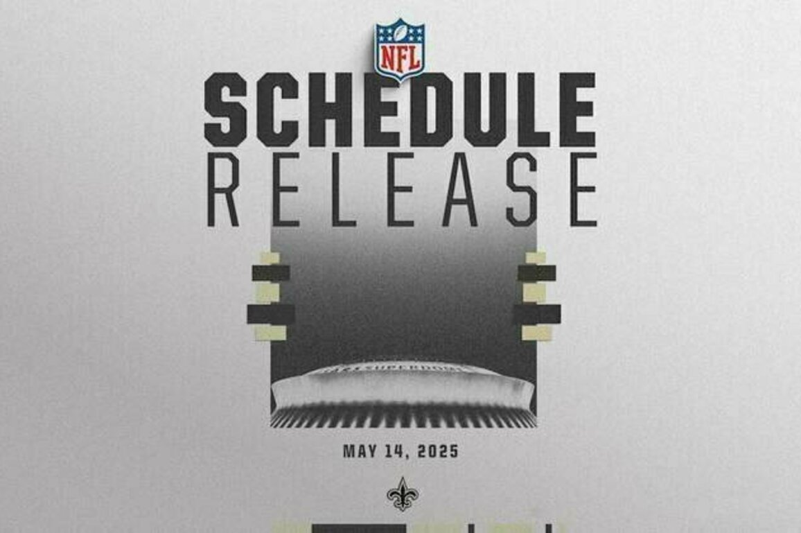 2025 NFL Schedule to be released on May 14