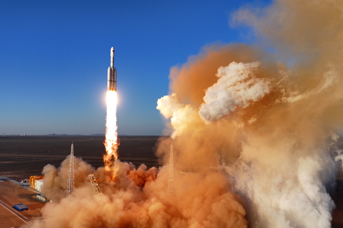 (EyesOnSci) CHINA-SATELLITES-LAUNCH (CN)