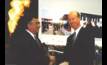  Turkish ambassador Mr M Tansu Okandan with Peter Allchurch