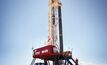A Weatherford rig drilling the Warro well in the Perth Basin.