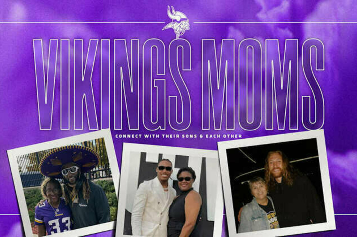 Vikings Moms Connect with Their Sons & Each Other