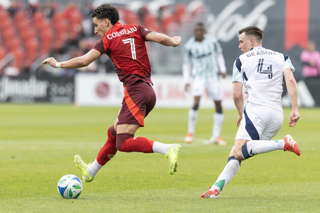 (SP) CANADA-TORONTO-SOCCER-MLS-TORONTO FC VS NEW ENGLAND REVOLUTION