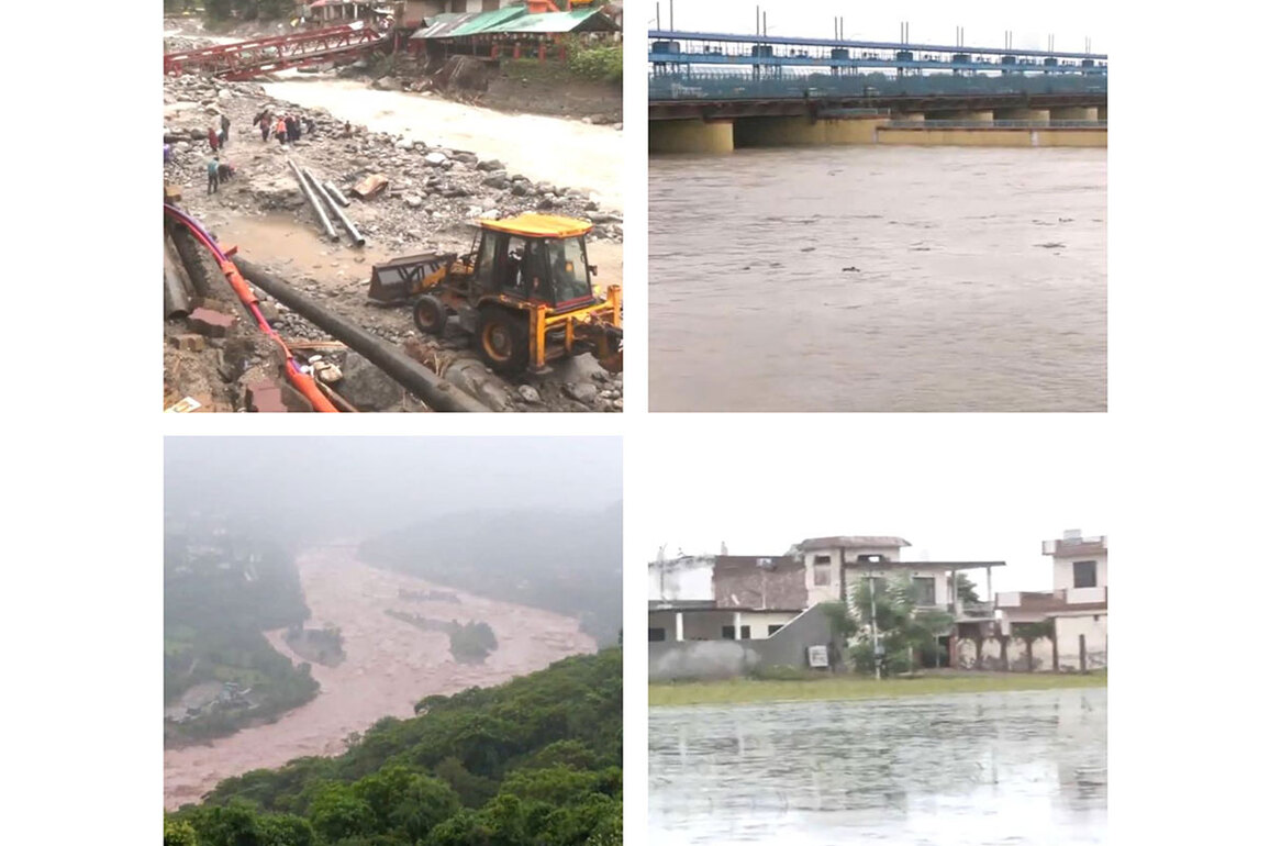 Torrential monsoon rains wreak havoc in Northern India: Floods, landslides batter Himachal Pradesh, Jammu & Kashmir, Punjab, Uttarakhand