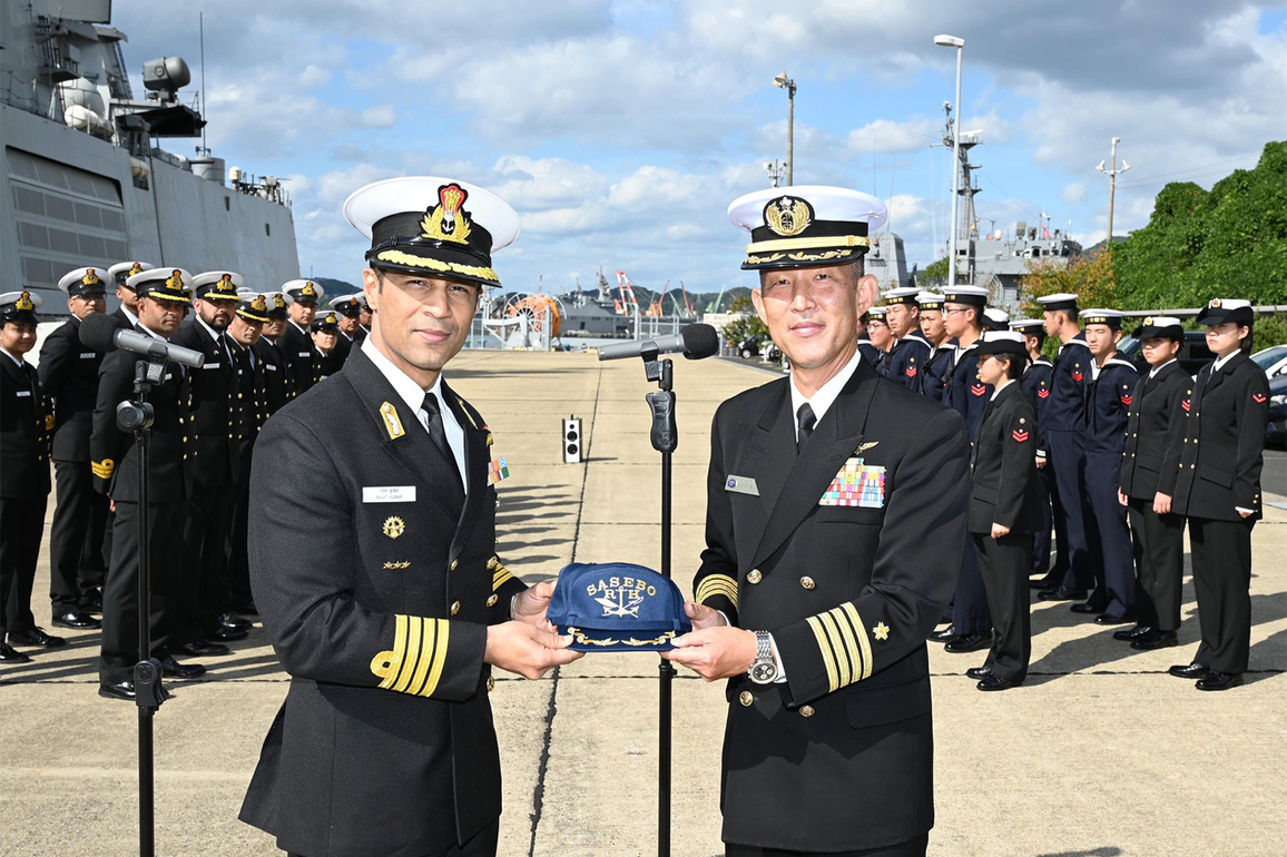India, Japan strengthen naval cooperation as INS Sahyadri makes port call at Sasebo