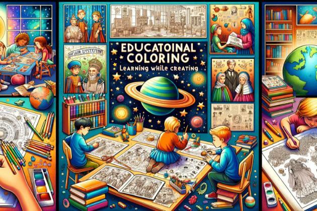 Educational Coloring: Learning While Creating