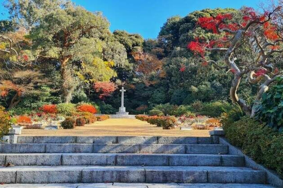 Cherry blossoms and eucalypts: this Japanese war cemetery remembers fallen Australians