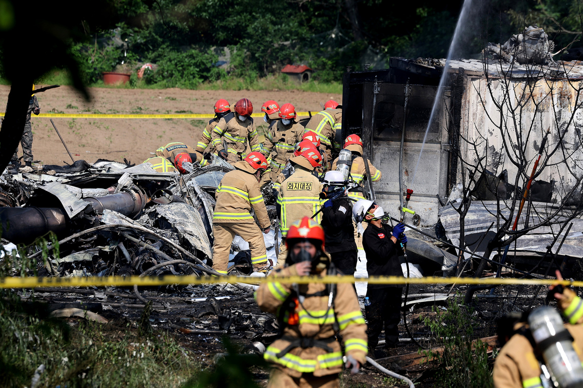 (SpotNews)SOUTH KOREA-POHANG-MILITARY PLANE-CRASH