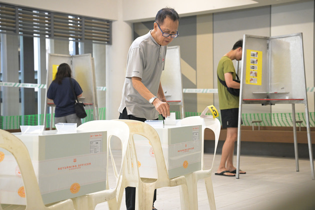 SINGAPORE-GENERAL ELECTION-VOTE