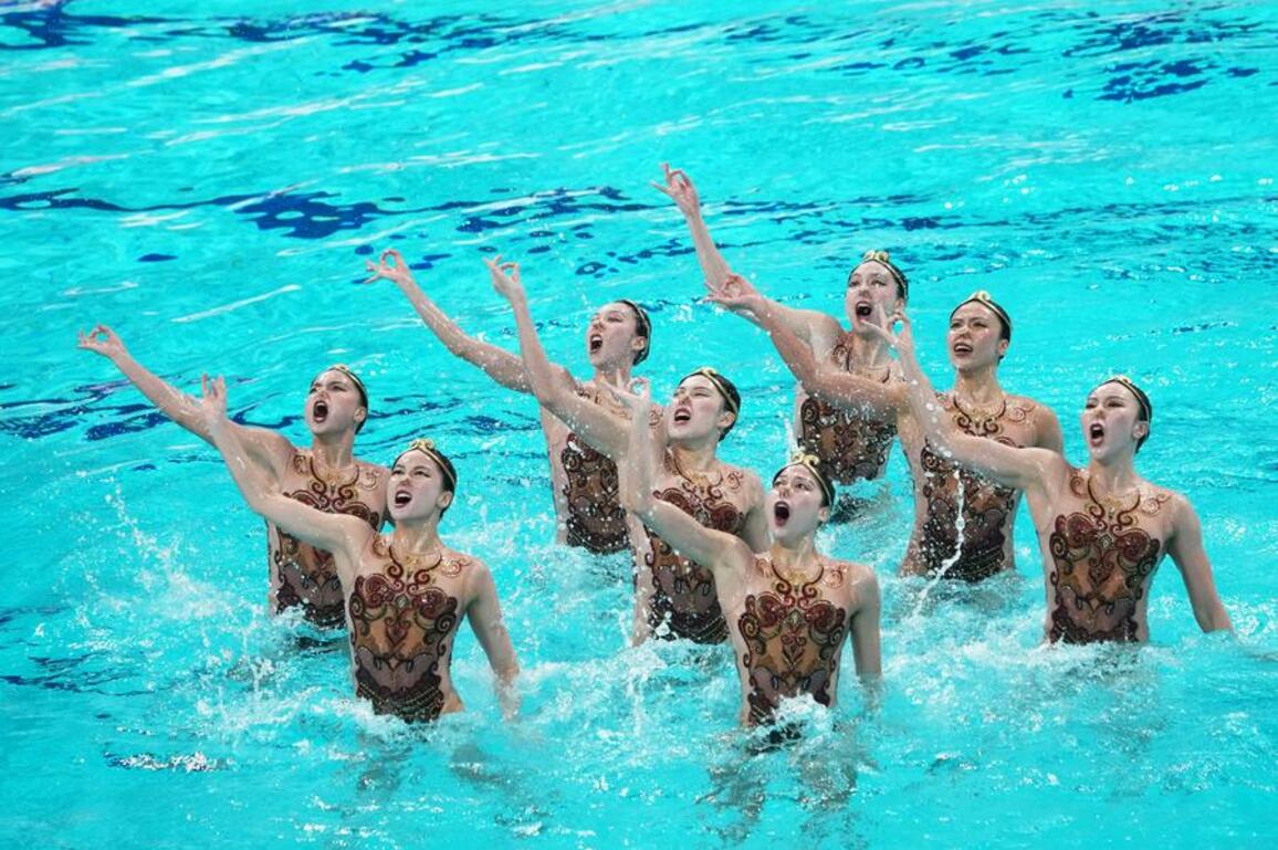Feature: Monkey King powers China's artistic swimmers toward LA 2028