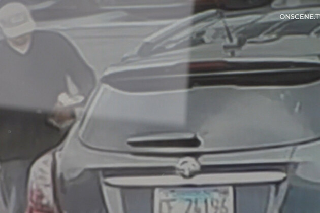 Suspect caught on video setting car on fire in Colina del Sol