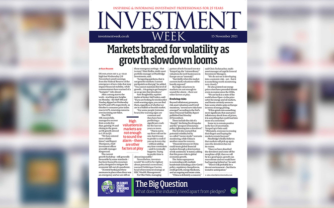 Investment Week digital edition - 15 November 2021