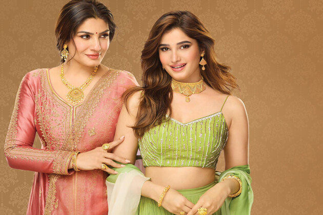 Raveena, daughter Rasha make their first-ever brand debut together as they launch Reliance Jewels' new festive collection