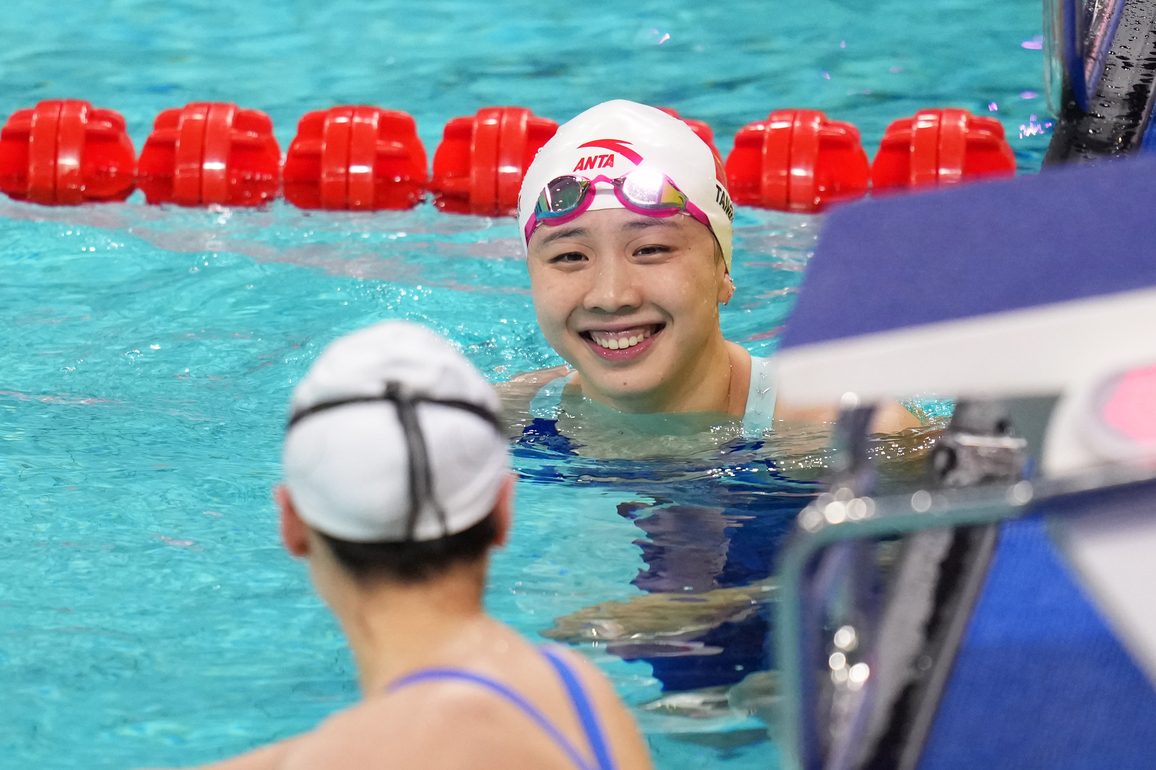(SP)CHINA-15TH NATIONAL GAMES-SWIMMING-WOMEN'S 50M BREASTSTROKE-FINAL (CN)