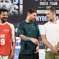 Lionel Messi treats fans in Hyderabad with his electrifying presence; meets Telangana CM Revanth, Rahul Gandhi