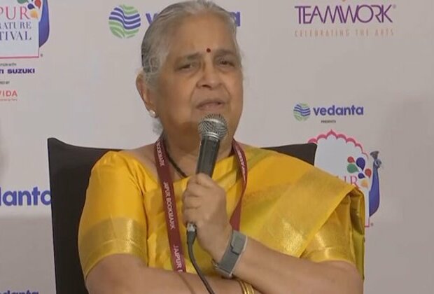 "Reading is more important than digital life": Rajya Sabha MP Sudha Murthy at Jaipur Literature Festival