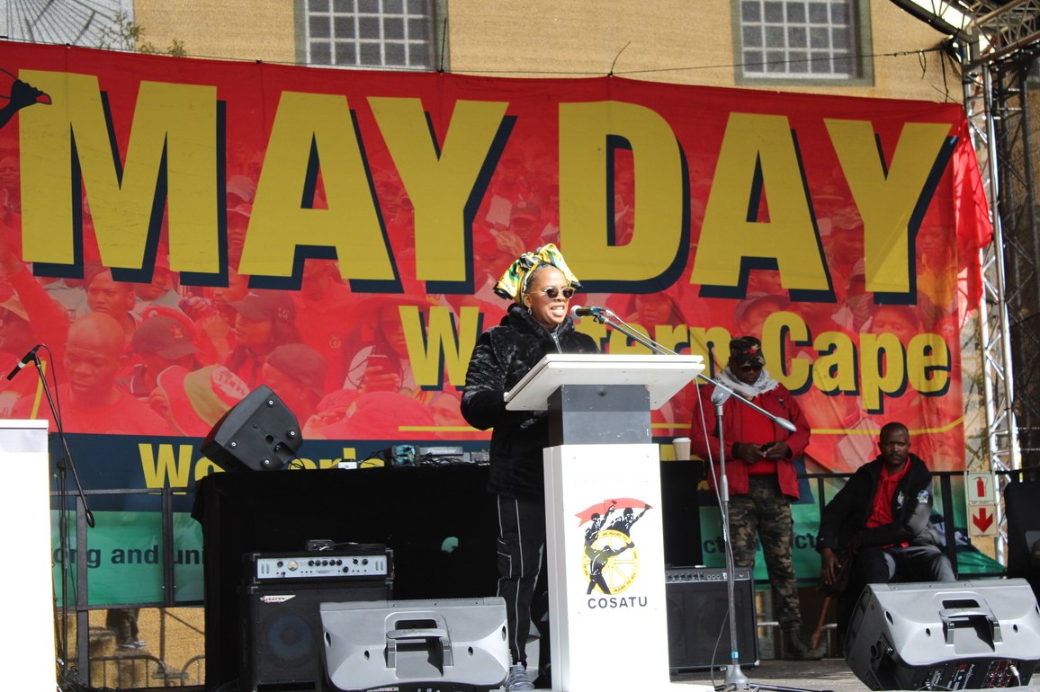SOUTH AFRICA-CAPE TOWN-MAY DAY RALLY-INTERNATIONAL WORKERS' DAY