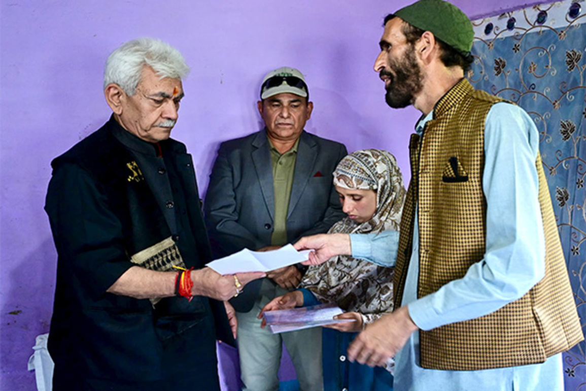 J-K LG grants government job to wife of Adil Hussain, who died saving tourists in Pahalgam Terror Attack