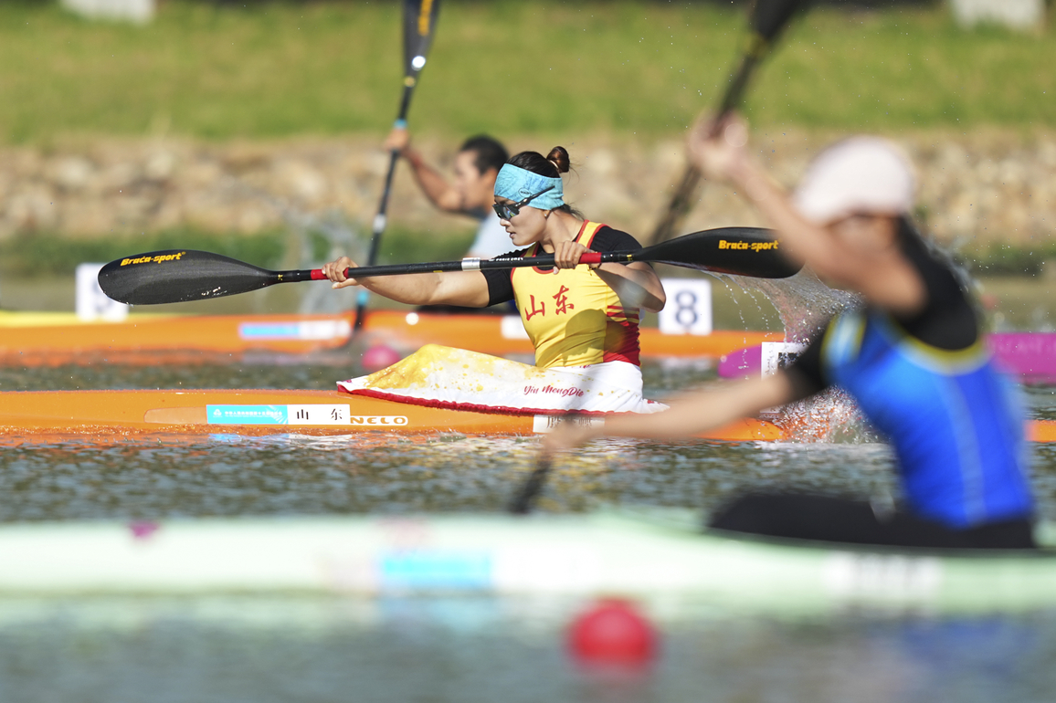 (SP)CHINA-15TH NATIONAL GAMES-CANOE SPRINT-WOMEN'S KAYAK SINGLE-FINAL (CN)