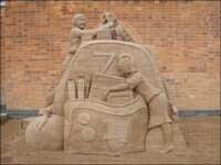 Gibbs & Dandy sends sand for art