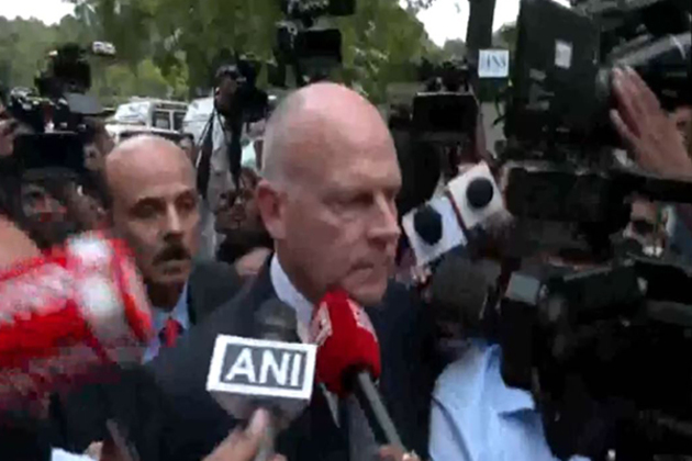 Air India CEO Campbell Wilson arrives at AI-171 plane crash site in Ahmedabad