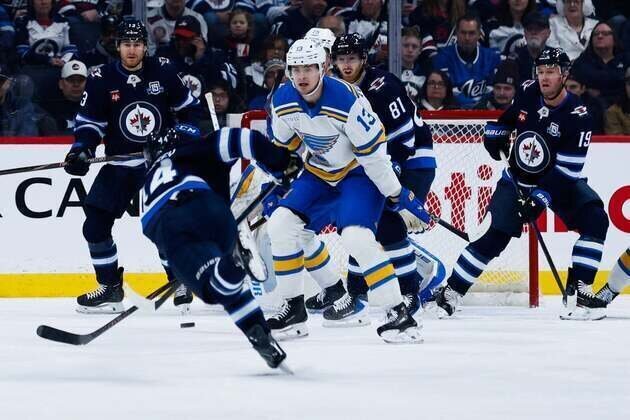 Another big night from Mark Scheifele carries Jets past Blues