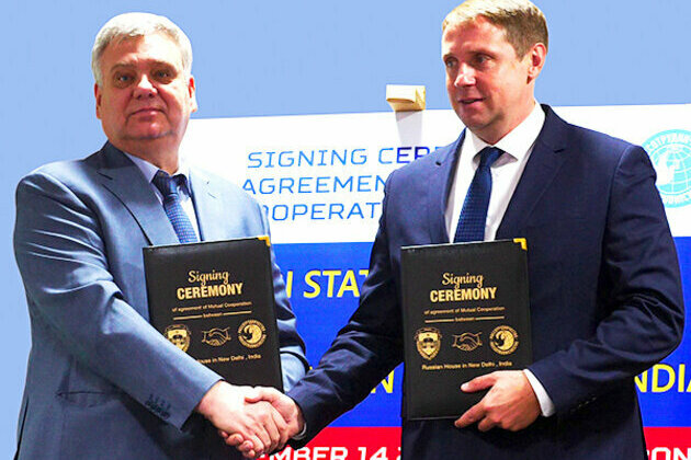 Russian House, New Delhi signs cooperation agreement with Mari State University, Russia
