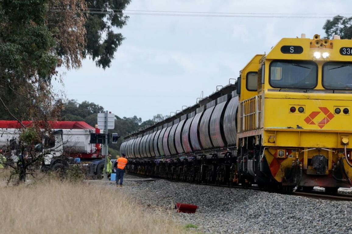 Cardup crash- Truck and freight train collide on Bishop Road near Hopkinson Road