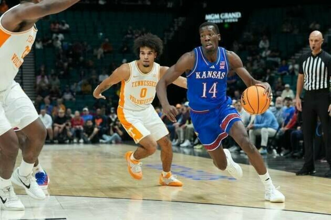 Kansas' late spurt downs undefeated No. 17 Tennessee