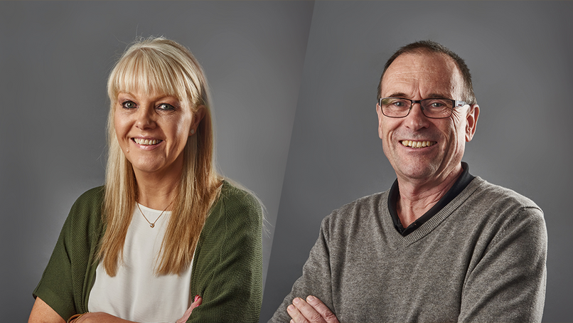 Kerry Blackford and Mark Russell.