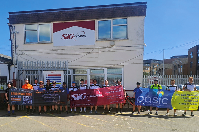 SIG team cycles 200 miles for charity
