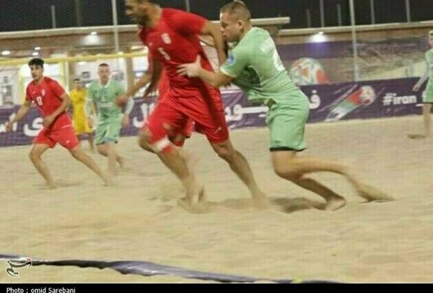 Iran Beach Soccer Team Loses to Russia in Friendly