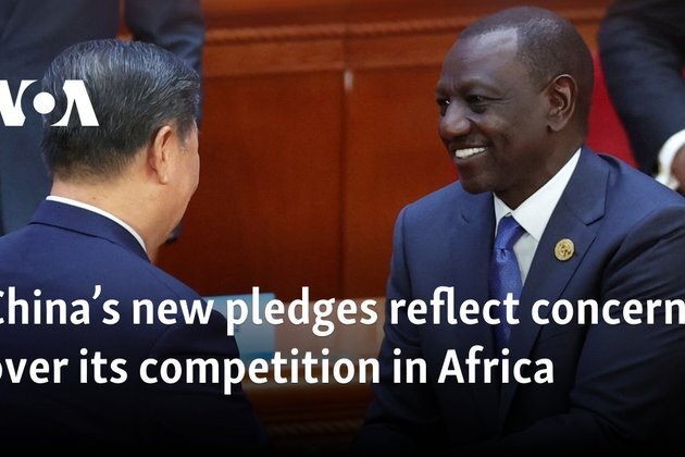 China's new pledges reflect concern over its competition in Africa