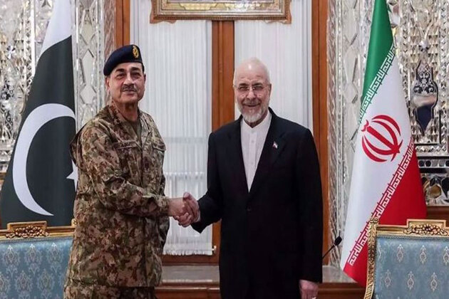 Pakistan Army Chief Asim Munir meets Iranian Parliament Speaker in Tehran