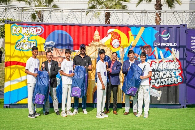 250 Cricket kits delivered in presence of Indian legend Yuvraj Singh