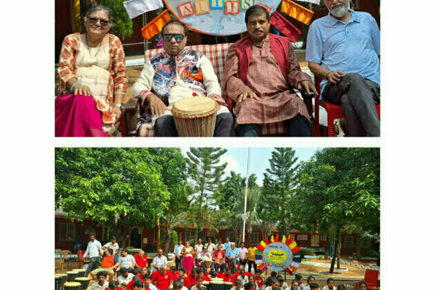 Abhijeeth Bhattacharjee and Pt. Prodyut Mukherjee Visited Autism Ashram in Hyderabad