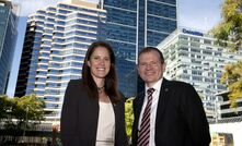 Zoe Yujnovich and APPEA CEO Malcolm Roberts